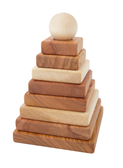 Stablepyramide - natur Natur - Wooden story