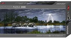 Heye Panorama Herd of Elephants 2000b 2000 bitar - Heye