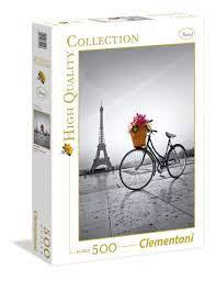 Clementoni Puslespel 500b Romantic Promenade in Paris 500 bitar - Clementoni