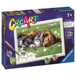 CreArt Sovende katt og hund sovende katt og hund - Salg