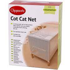 Standard Cot Cat Net - kattenett til sprinkelseng Kvit - Salg