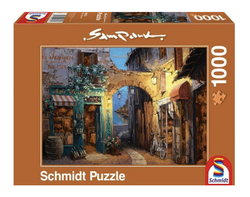Schmidt puslespill 1000 Sam Park: Alley at Lake Como 1000 biter - Schmidt