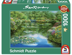 Schmidt puslespill 1000 Sam Park: Water Lily Pond 1000 bita - Salg