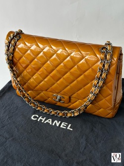 Chanel Maxi Double Flap  gul - Chanel
