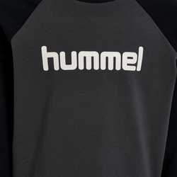 Hummel Boys Ls T-shirt Asphalt - Hummel