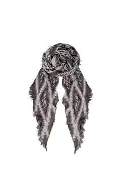 BC scarf  Camel - Black Colour
