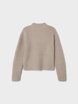 NKFTIMULLE LS SHORT HALF ZIP KNIT Pure Cashmere - Name It