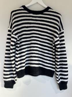 New puimo pullover knit Svart/Striper - Kids Only 
