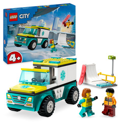 LEGO 60403 Ambulanse og snøbrettkjører 60403 - Lego city