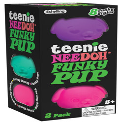 NEEDOH - KLEMMEBALLER 3stk VALPER farge overraskelse - Fidget Toys