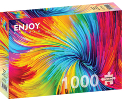 Enjoy puslespill 1000 Colorful Paint Swirl - levering i Mai 1000 biter - Enjoy puzzle