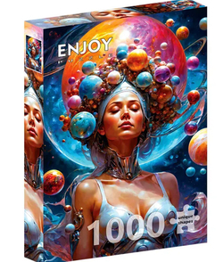 Enjoy puslespill 1000 Cosmic Godess - levering i Mai 1000 bitar - Enjoy puzzle