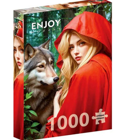 Enjoy puslespill 1000 Red Riding Hood - levering i Mak 1000 bitar - Enjoy puzzle