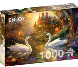Enjoy puslespill 1000 Swan Song - levering i Mai 1000 biter - Enjoy puzzle