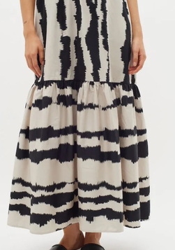 Inwear JennyIW lang kjole Non color scartch stripes - Inwear