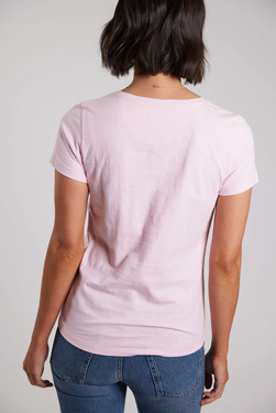 Sebago klassisk t-skjorte Lys Rosa  - Sebago