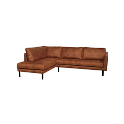 Perugia Lounge sofa Mercey skinn Left Cognac - Trend Collection