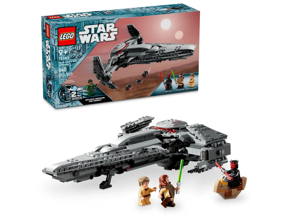Lego 75383 Darth Mauls Sith Infiltrator™ 75383 - Lego Star Wars