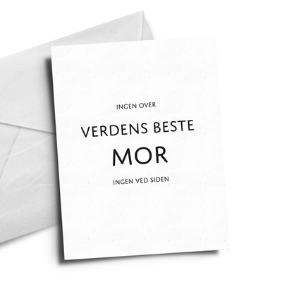 Kort Verdens beste mor - Happystar
