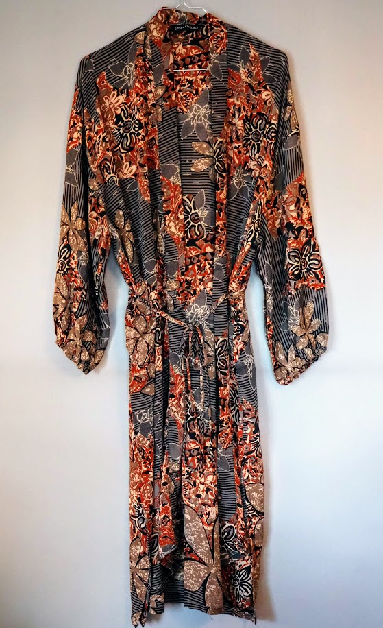 Pocket Long Silk Kimono