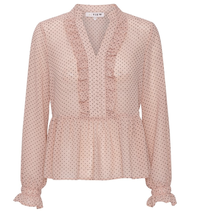 Ilse blouse Lyserosa - A-view
