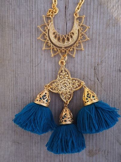 Halskjeder Blå - Isle&Tribe