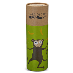 TEMPflask Grønn med ape - Carl Oscar