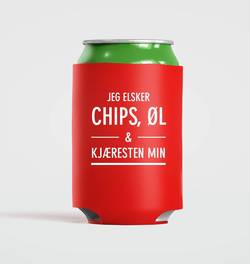 Chips, øl og kjæresten Rød - Happystar