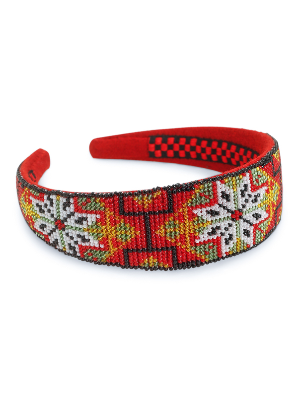 PASCAL BUNADSHÅRBØYLE HARDANGER PERLER