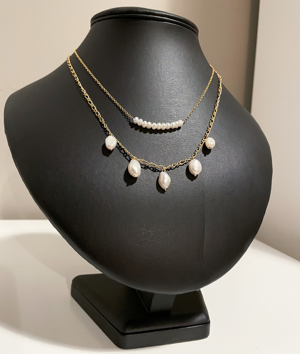 ELMA PEARL DROP HALSSMYKKE