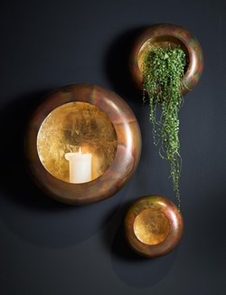 Keiko wall candle holder Trend Collection Kobber - Trend Collection