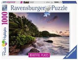 Ravensburger Puslespel 1000b Praslin Island, Seychelles 1000 bitar - Ravensburger