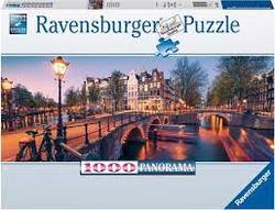 Ravensburger Puslespel 1000b Evening in Amsterdam 1000 bitar - Ravensburger