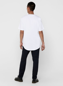 Gavin life ss tee Hvit - Only and sons