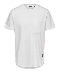 Gavin life ss tee Hvit - Only and sons