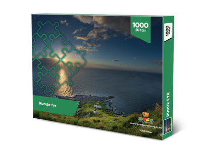 Lokalt puslespel Runde Fyr 1000 bitar  Runde Fyr - Salg