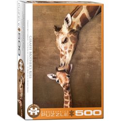 Eurographics puslespel 500 xl Giraffe Mother’s Kiss 500 xl bitar - Eurographics 