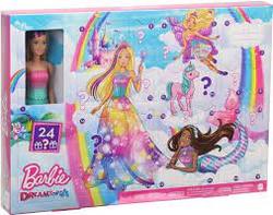 Barbie Dreamtopia Adventskalender med Dukke Barbie - Adventskalender