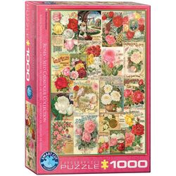 Eurographics puslespel 1000 Rose Seed Catalog Covers 1000 bitar - Eurographics 