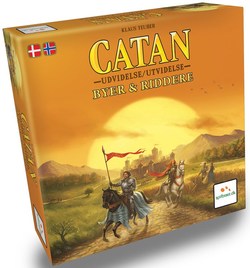 Catan Utvidelse Byer & Riddere brettspel - Brettspel