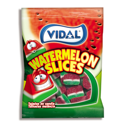 Vidal Gummigodteri 100 gr Watermelon slices - Vidal 