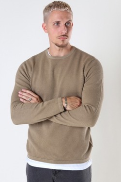 Wyler life crew knit Beige - Only and sons