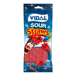 Vidal Remser 100gr Sour Straws - Vidal 
