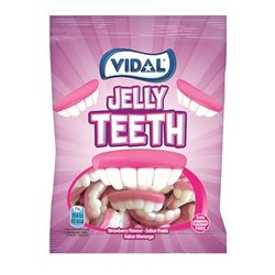 Vidal Gummigodteri 100 gr Jelly Teeth - Vidal 