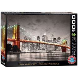 Eurographics puslespel 1000 New York City Brooklyn Bridge 1000 bitar - Eurographics 