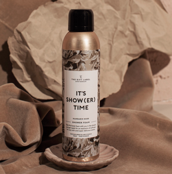Shower foam It`s show(er) time(beige) - The Gift Label