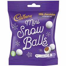 Cadbury Mini Snowballs sjokolade - Godteri