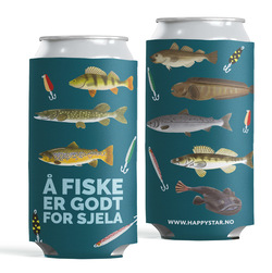 Bokskjølere - Friluftsliv Å fiske er godt for sjela -15cm - Happystar