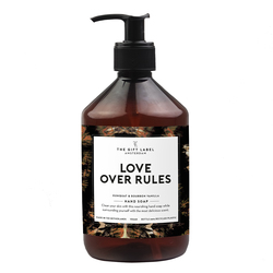 Hand soap Love over rules - The Gift Label
