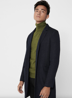 Jaylon Wool Coat DARK NAVY - Only and sons